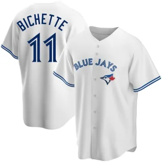 Unused Men's Bo Bichette Toronto Blue Jays Cool Base Replica Home Jersey XL